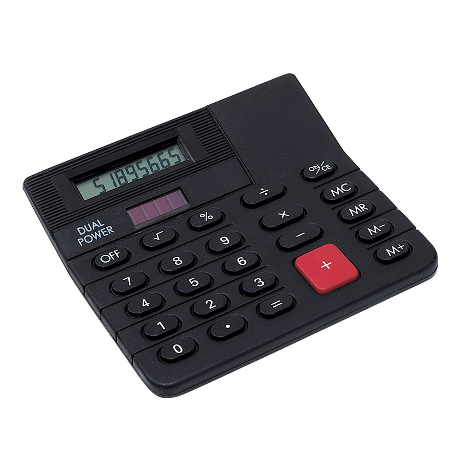 CALCULATRICE SOLAIRE PERSONNALISÉE 'BI -ÉNERGIE'