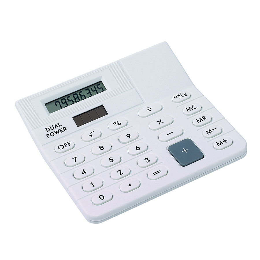 CALCULATRICE SOLAIRE PERSONNALISÉE 'BI -ÉNERGIE'