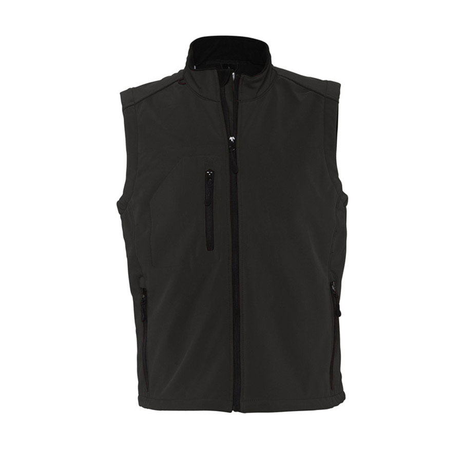 VESTE SANS MANCHES SOFTSHELL HOMME 'RALLYE' 340 GR/M²
