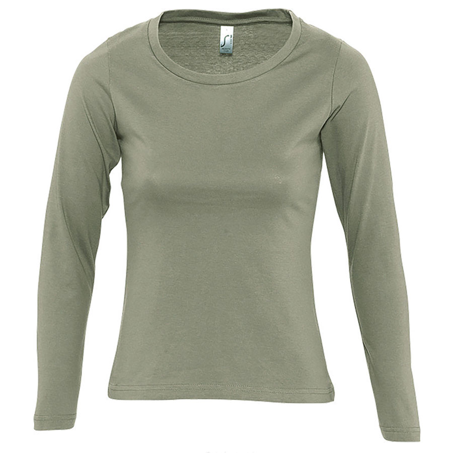TEE-SHIRT PERSONNALISE FEMME MANCHES LONGUES 'MAJESTIC' 150 GR/M²
