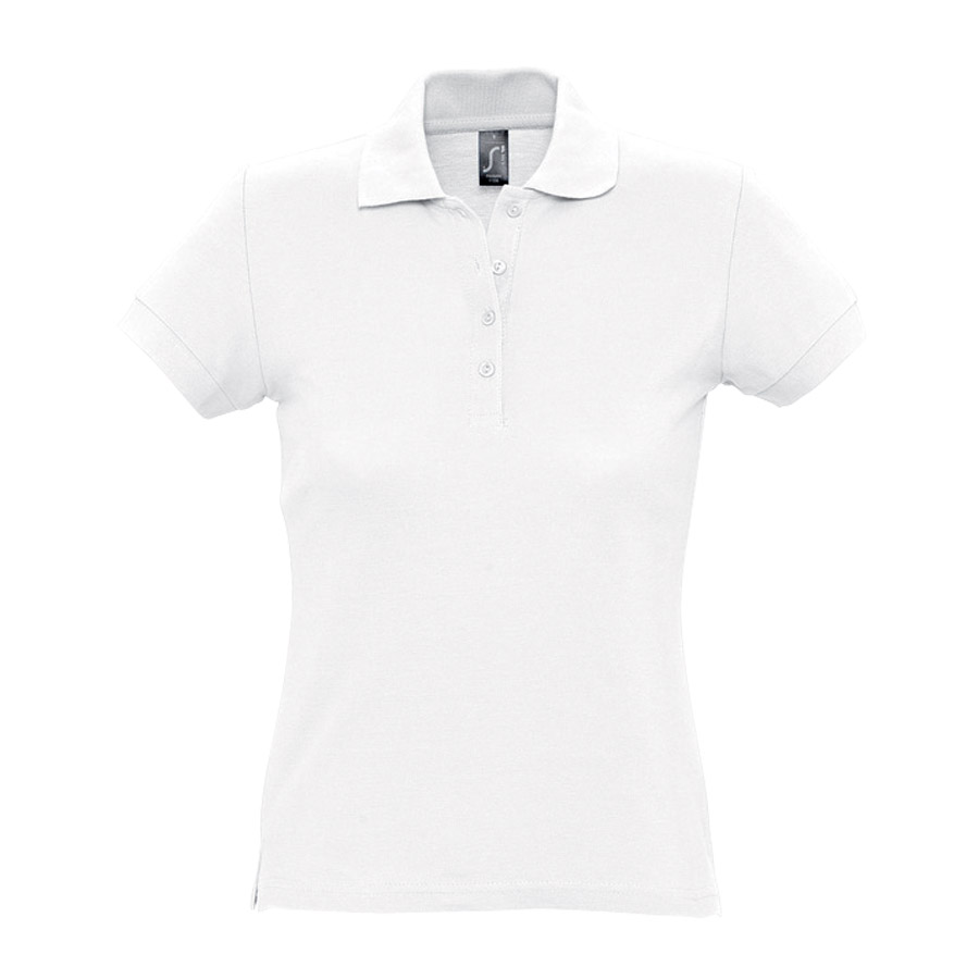 POLO PUBLICITAIRE FEMME 'PASSION' BLANC 170 GR/M²