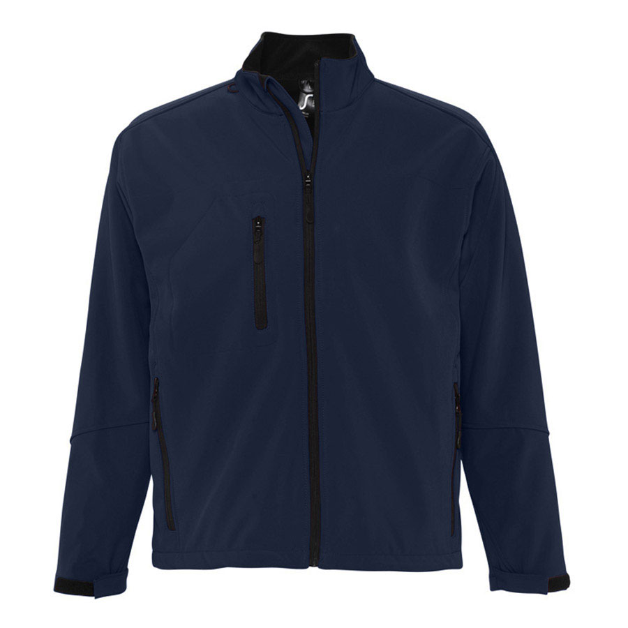 VESTE PUBLICITAIRE ZIPPÉE SOFTSHELL HOMME 'RELAX' 340 GR/M²