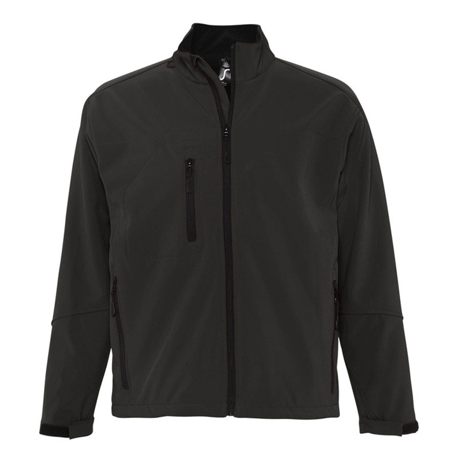 VESTE PUBLICITAIRE ZIPPÉE SOFTSHELL HOMME 'RELAX' 340 GR/M²