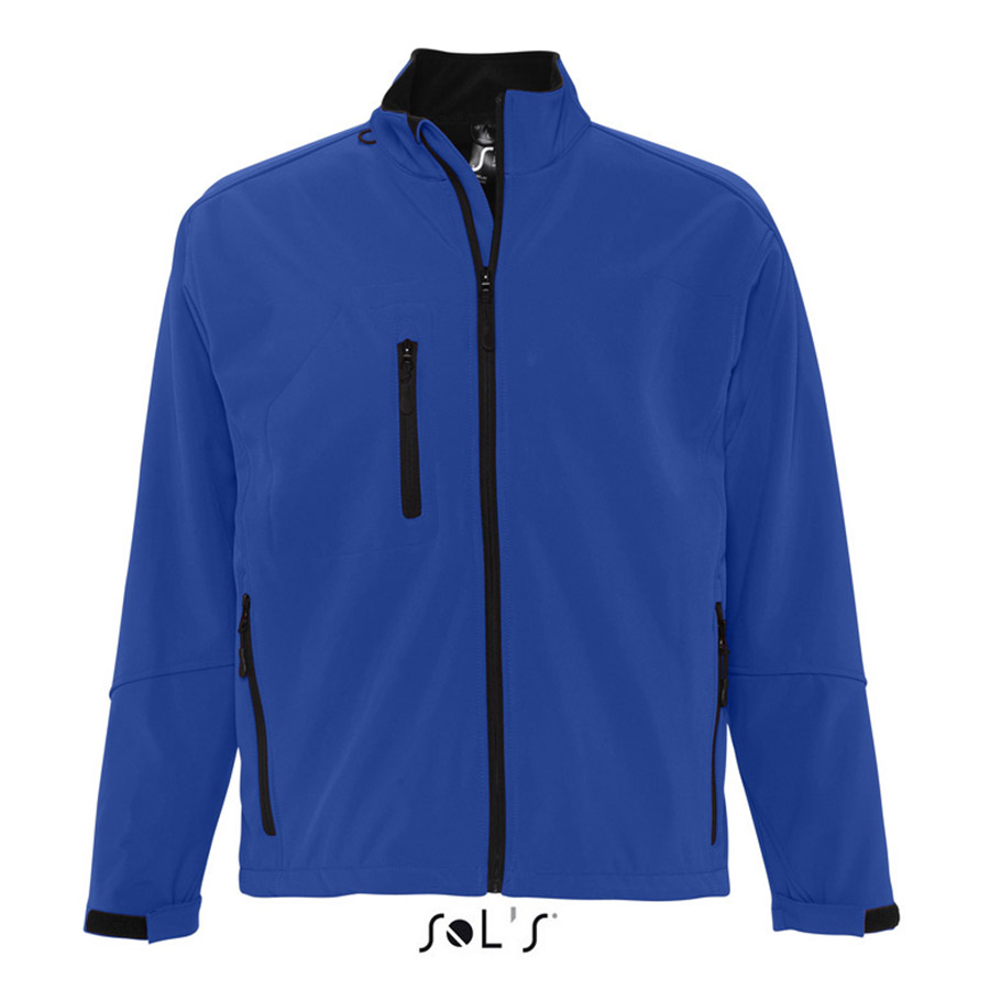 VESTE PUBLICITAIRE ZIPPÉE SOFTSHELL HOMME 'RELAX' 340 GR/M²