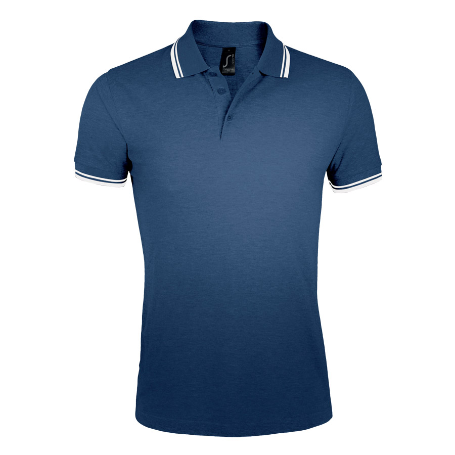 POLO BICOLORE PERSONNALISABLE HOMME 'PASADENA' 200GR/M²