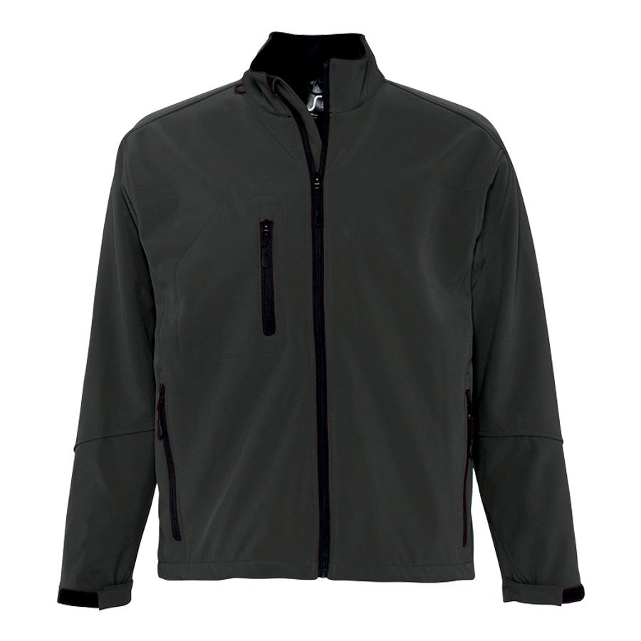 VESTE PUBLICITAIRE ZIPPÉE SOFTSHELL HOMME 'RELAX' 340 GR/M²