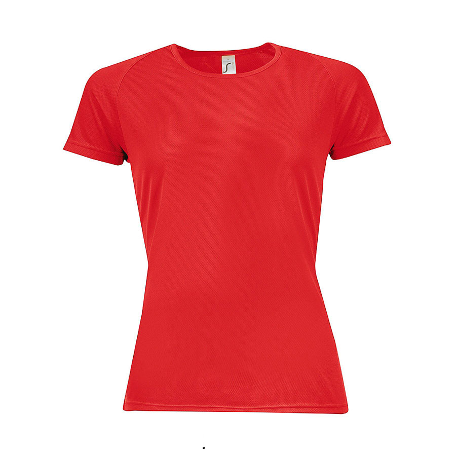 TEE-SHIRT PERSONNALISÉ RESPIRANT FEMME 'SPORTY' 140 GR/M²