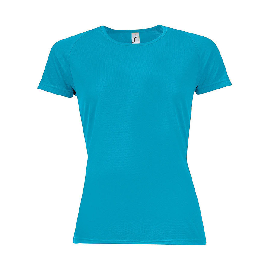 TEE-SHIRT PERSONNALISÉ RESPIRANT FEMME 'SPORTY' 140 GR/M²