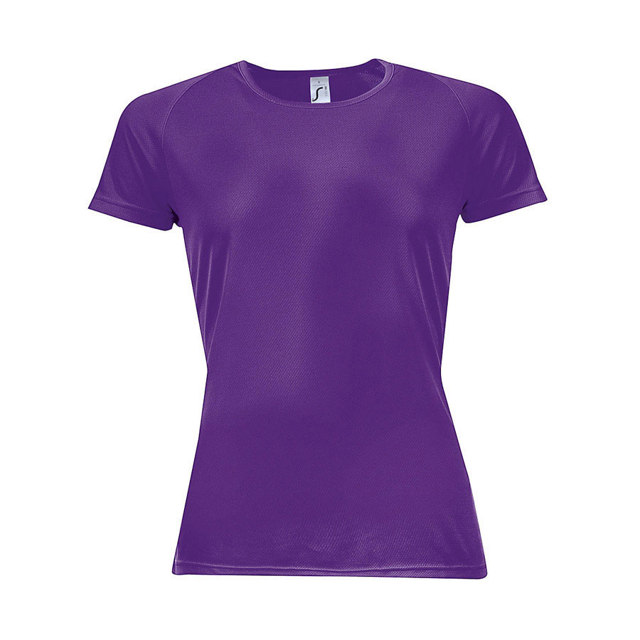 TEE-SHIRT PERSONNALISÉ RESPIRANT FEMME 'SPORTY' 140 GR/M²
