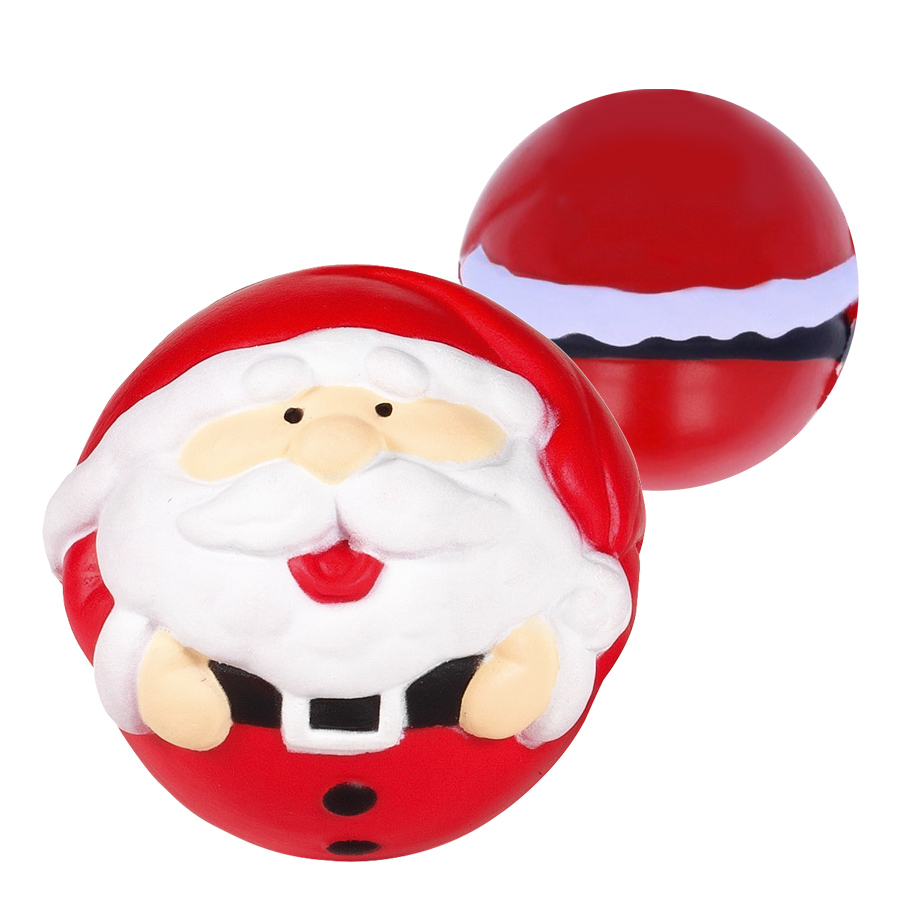 BALLE ANTI-STRESS PUBLICITAIRE PERE NOËL 'FLOCON'
