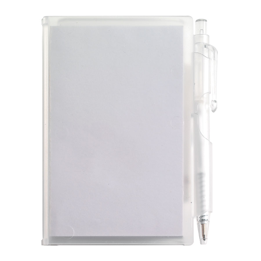 CARNET TRANSLUCIDE AVEC STYLO 'VALENTINO'