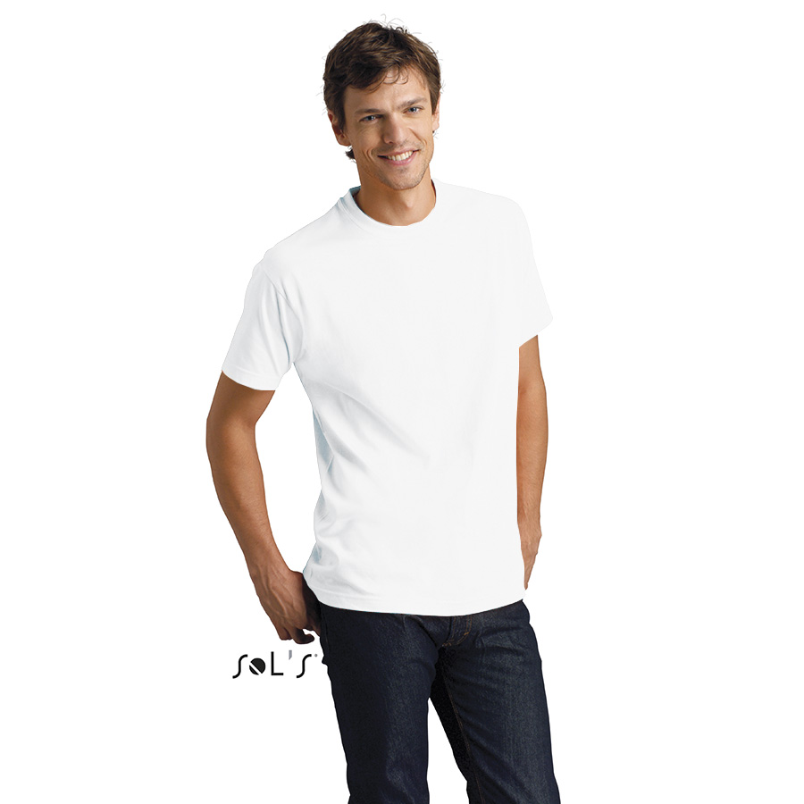 TEE-SHIRT PUBLICITAIRE 'IMPERIAL' HOMME BLANC 190 GR/M²