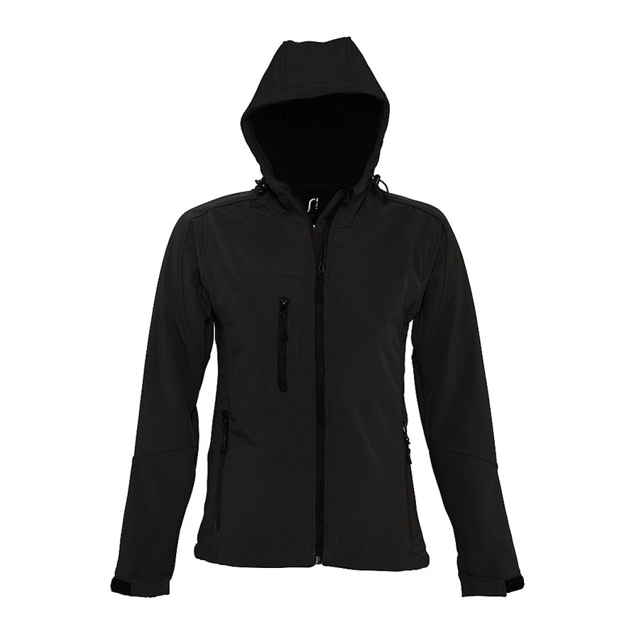 VESTE SOFTSHELL A CAPUCHE FEMME 'REPLAY' 340 GR/M²