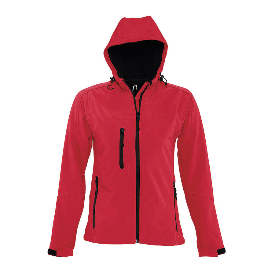 VESTE SOFTSHELL A CAPUCHE FEMME 'REPLAY' 340 GR/M²
