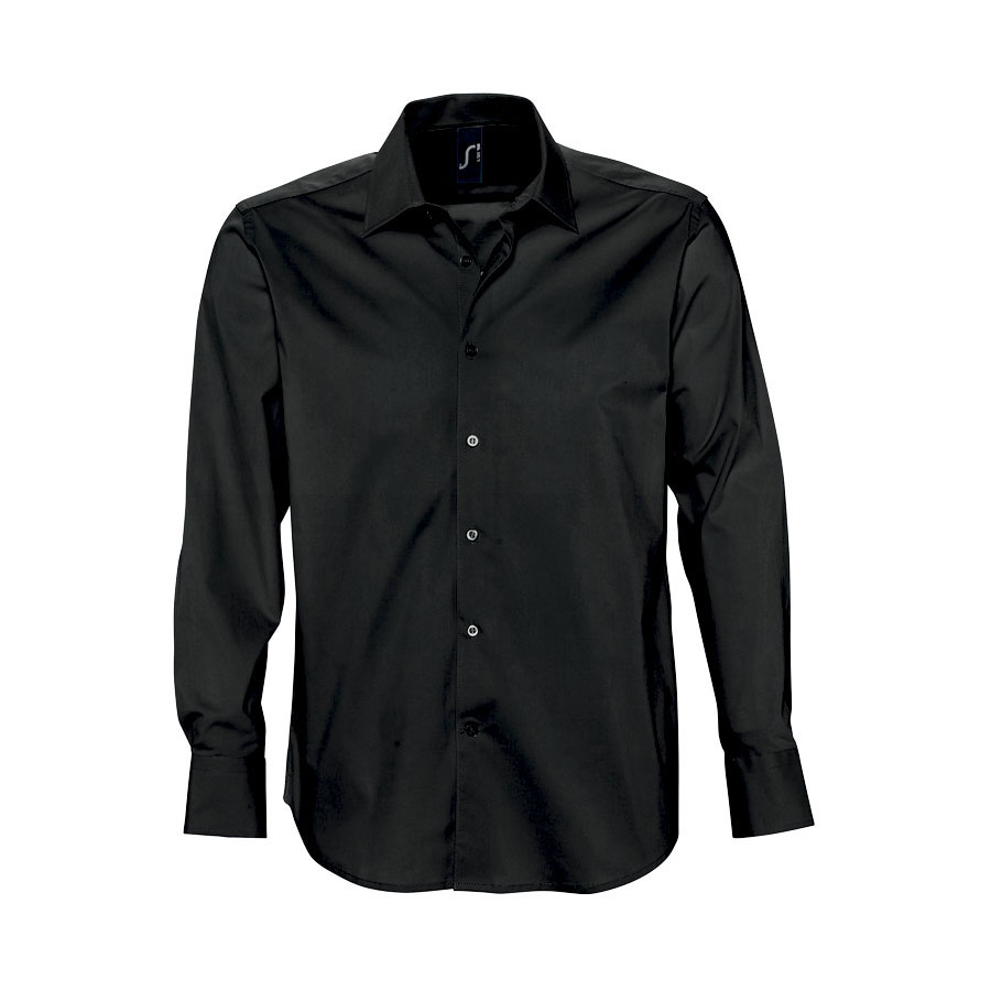 CHEMISE PERSONNALISÉE HOMME MANCHES LONGUES 'BRIGHTON' 140 GR/M²