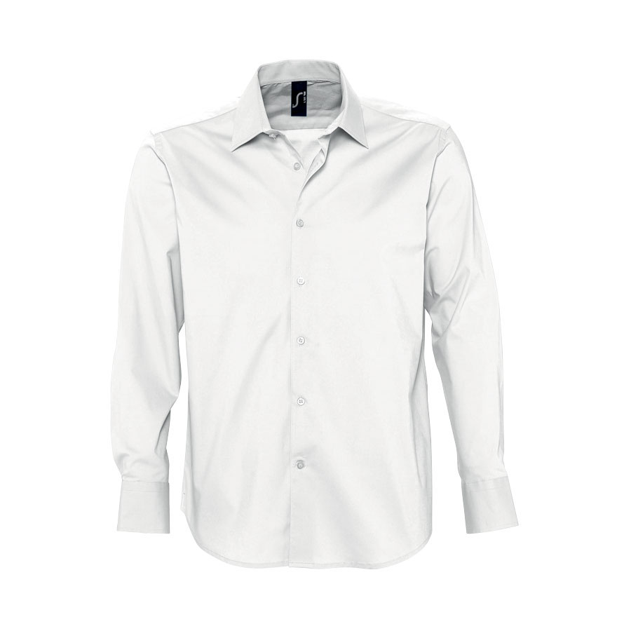 CHEMISE PERSONNALISÉE HOMME MANCHES LONGUES 'BRIGHTON' 140 GR/M²