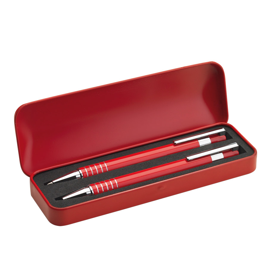 PARURE STYLO ET PORTE-MINES GRAVÉS 'MONTEBELLO'