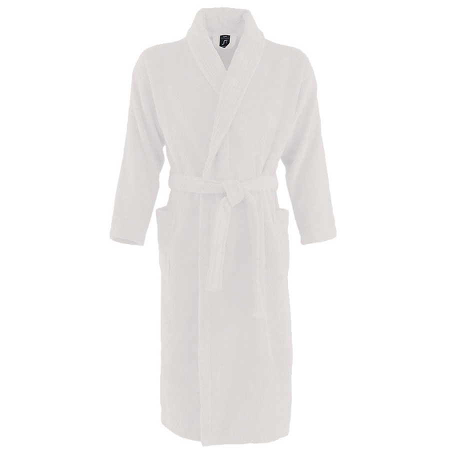 PEIGNOIR MIXTE PUBLICITAIRE 'PALACE' BLANC