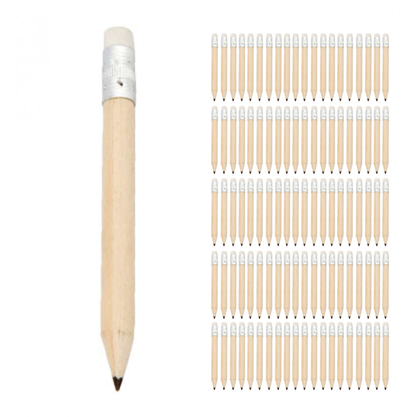 LOT DE 100 MINI CRAYONS A PAPIER PERSONNALISÉS 'CRAYOLITO'