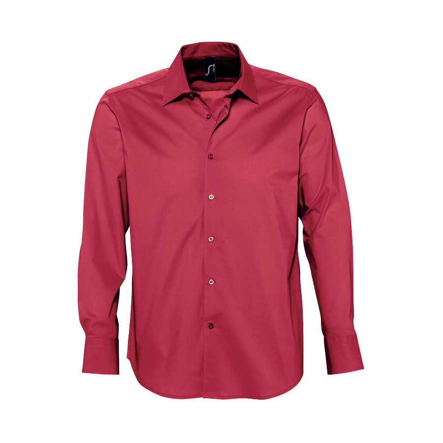 CHEMISE PERSONNALISÉE HOMME MANCHES LONGUES 'BRIGHTON' 140 GR/M²