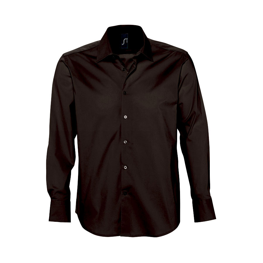 CHEMISE PERSONNALISÉE HOMME MANCHES LONGUES 'BRIGHTON' 140 GR/M²