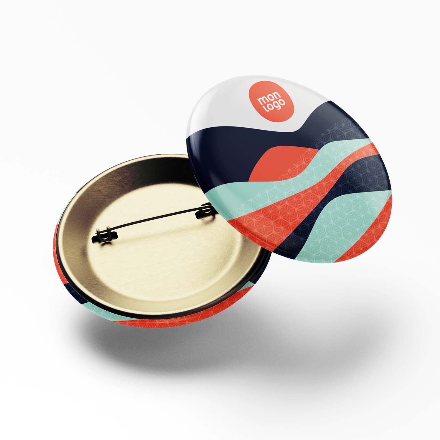 BADGE PUBLICITAIRE 'ELIAN' BRILLANT