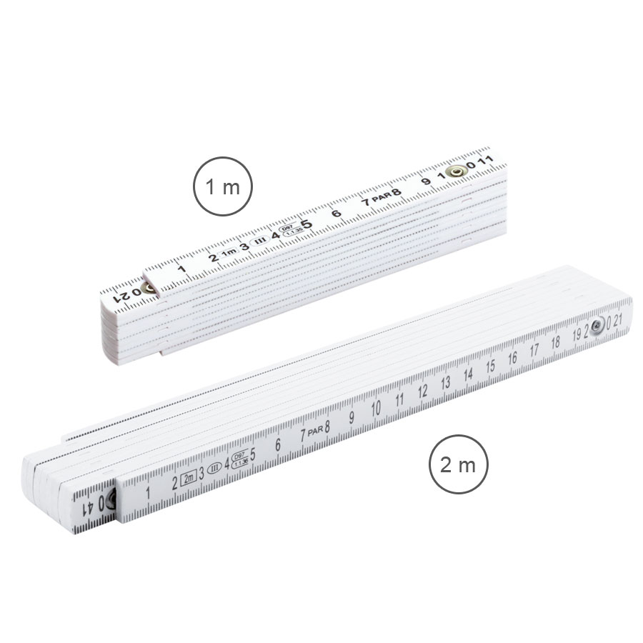 MÈTRE PLIABLE PUBLICITAIRE EN FIBRE DE VERRE 'MINESURA'