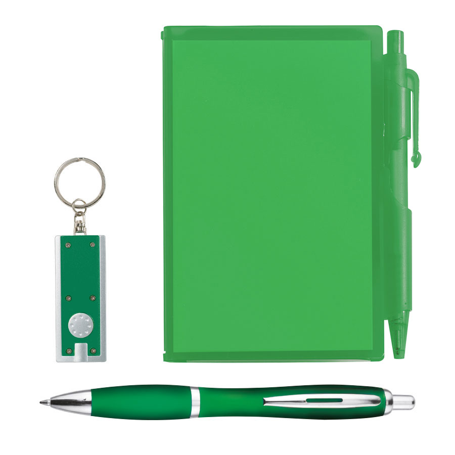 LOT DE 250 STYLOS+ 100 PORTE-CLÉS LUMINEUX + 50 CARNETS