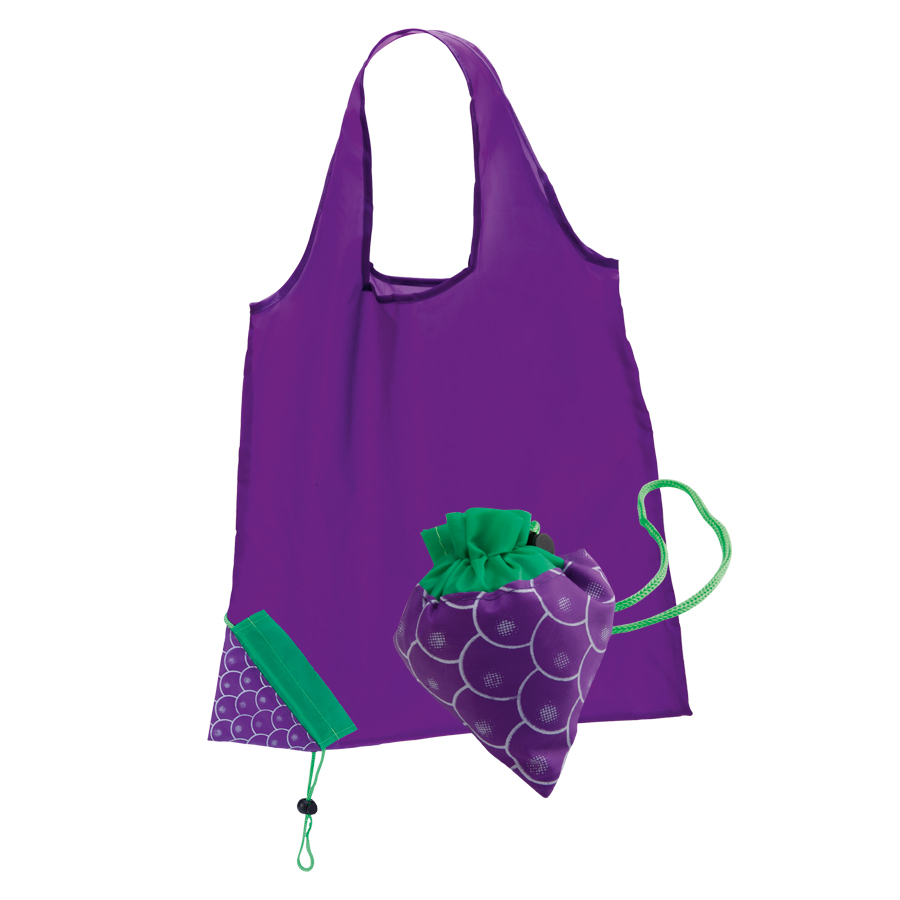 SAC SHOPPING PUBLICITAIRE PLIABLE EN FORME DE FRUIT 'MAXIFRUITY'