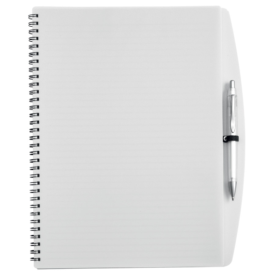 BLOC A SPIRALES A4 AVEC STYLO 'TURINO'