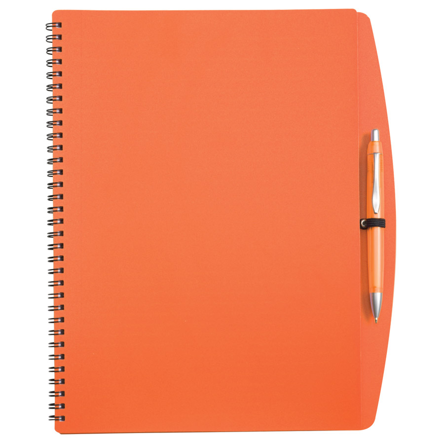 BLOC A SPIRALES A4 AVEC STYLO 'TURINO'