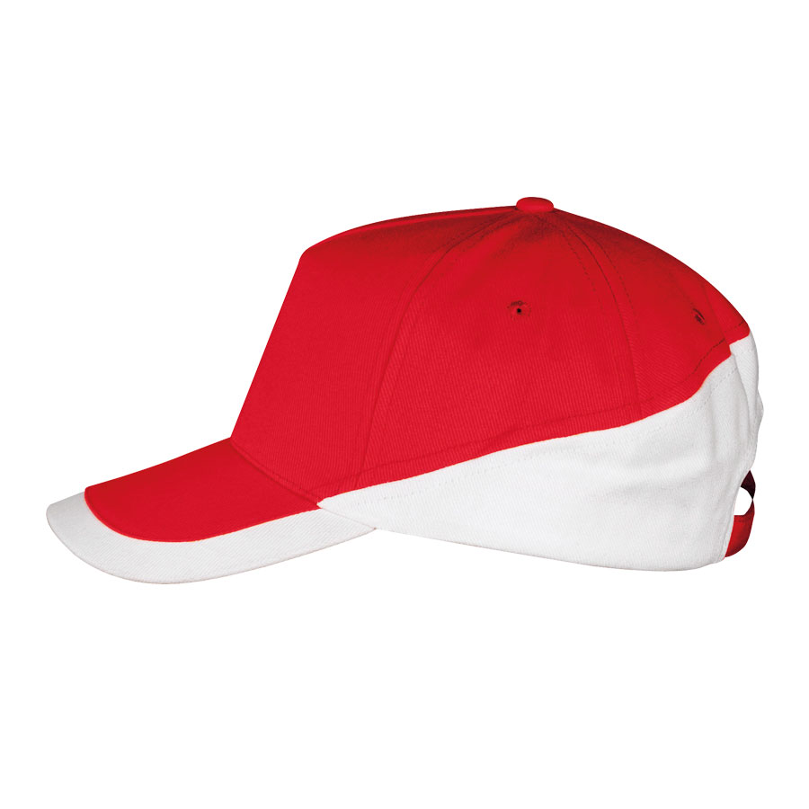 CASQUETTE PUBLICITAIRE BICOLORE 'BOOSTER' 260 GR/M²