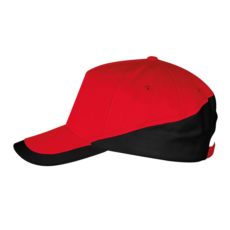 CASQUETTE PUBLICITAIRE BICOLORE 'BOOSTER' 260 GR/M²