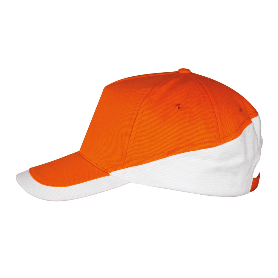 CASQUETTE PUBLICITAIRE BICOLORE 'BOOSTER' 260 GR/M²