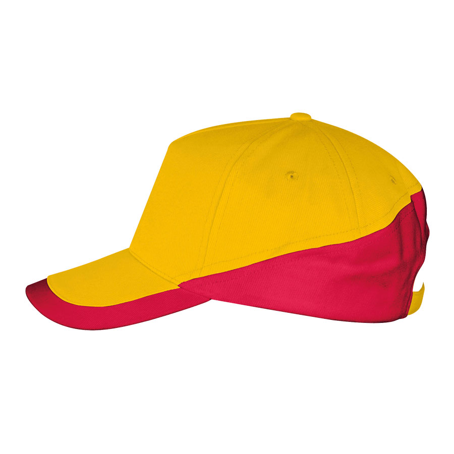 CASQUETTE PUBLICITAIRE BICOLORE 'BOOSTER' 260 GR/M²