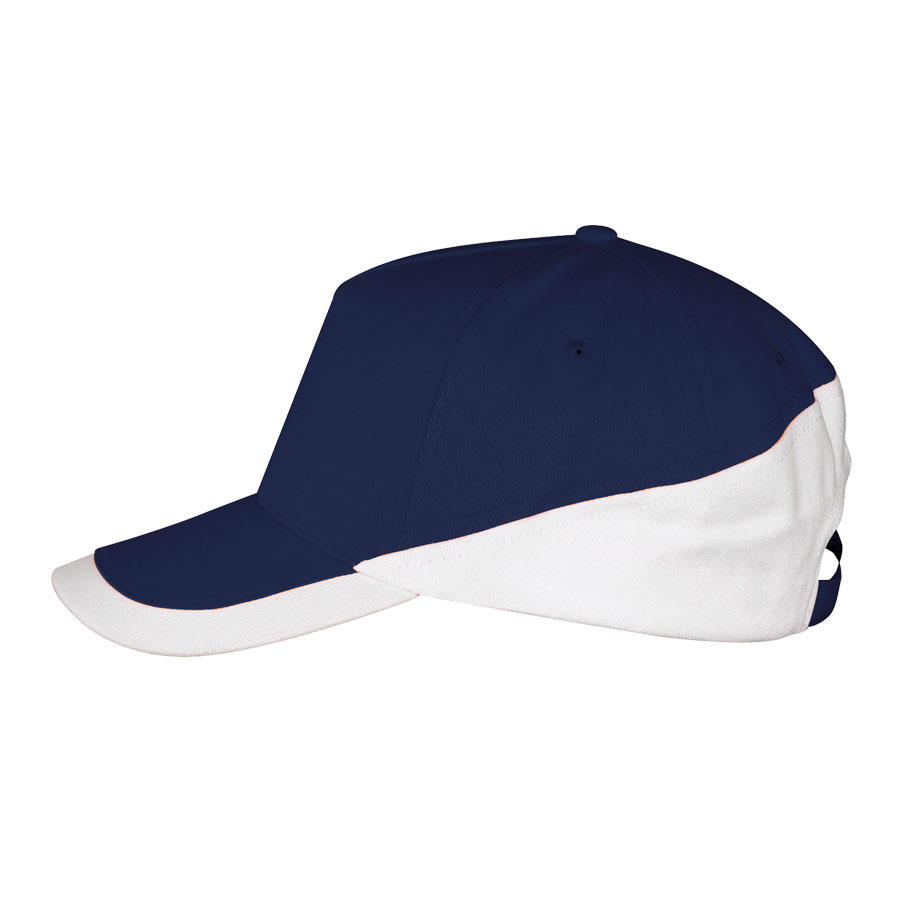 CASQUETTE PUBLICITAIRE BICOLORE 'BOOSTER' 260 GR/M²