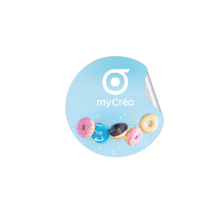 LOT DE 500 AUTOCOLLANTS PUBLICITAIRES