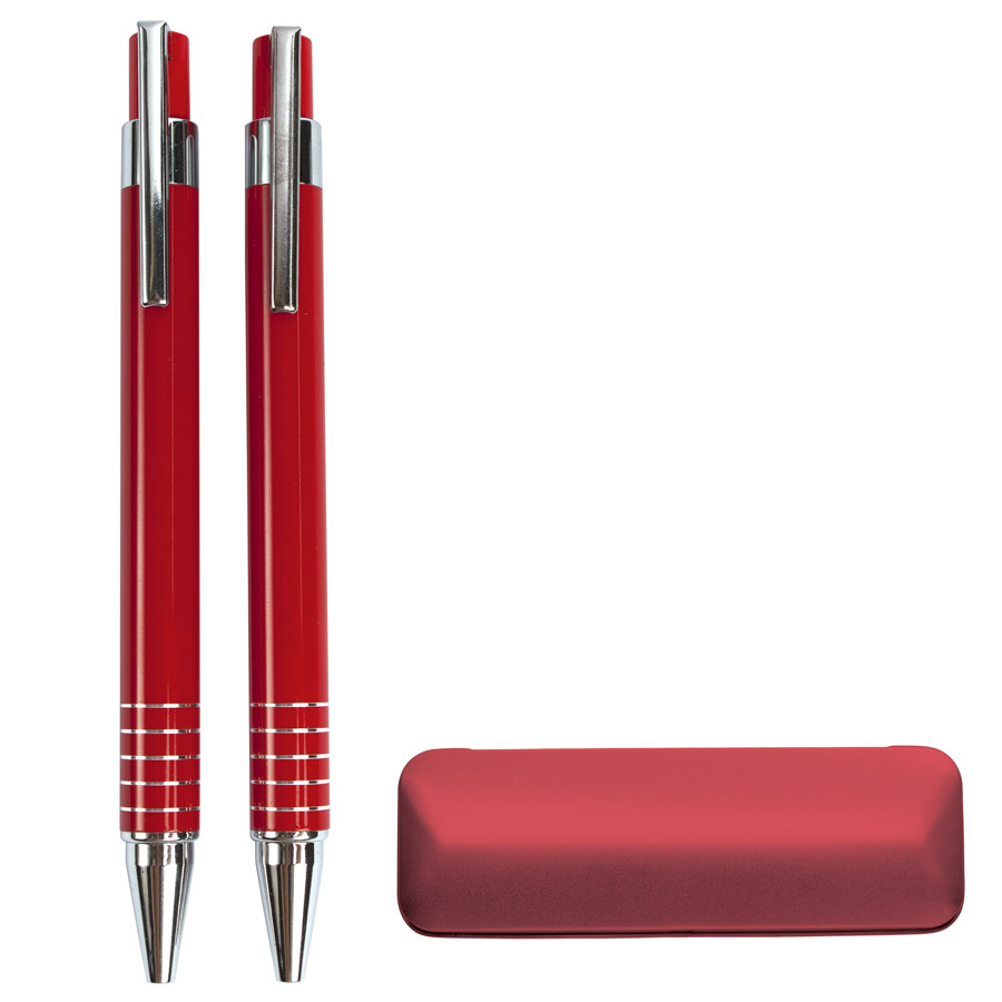 PARURE STYLO ET PORTE-MINES GRAVÉS 'MONTEBELLO'