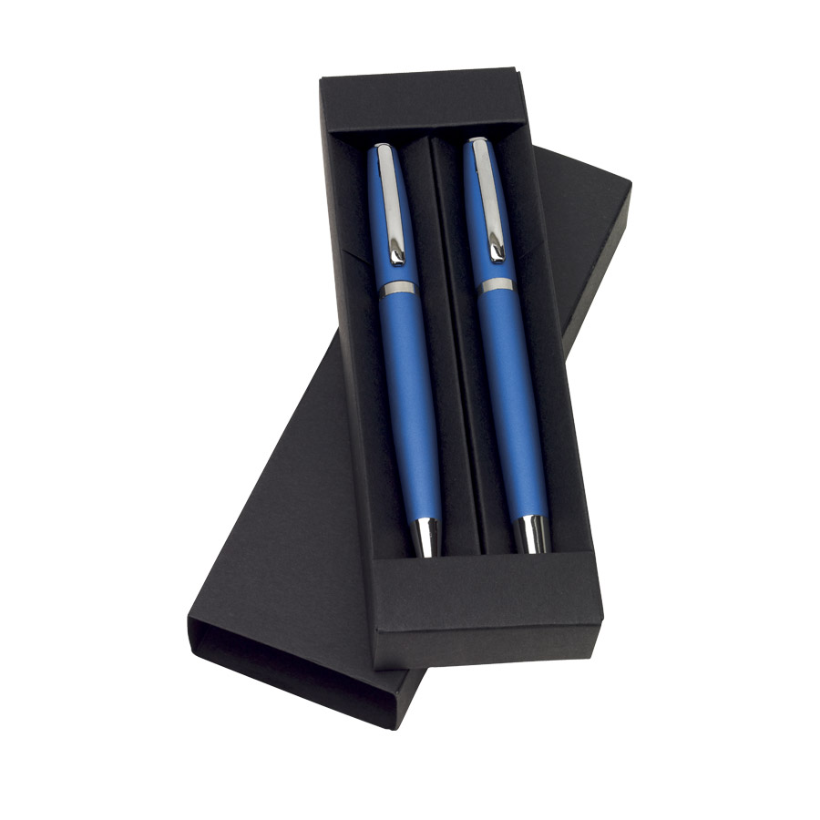 PARURE STYLO BILLE ET ROLLER GRAVÉS 'COURBEVOIE'