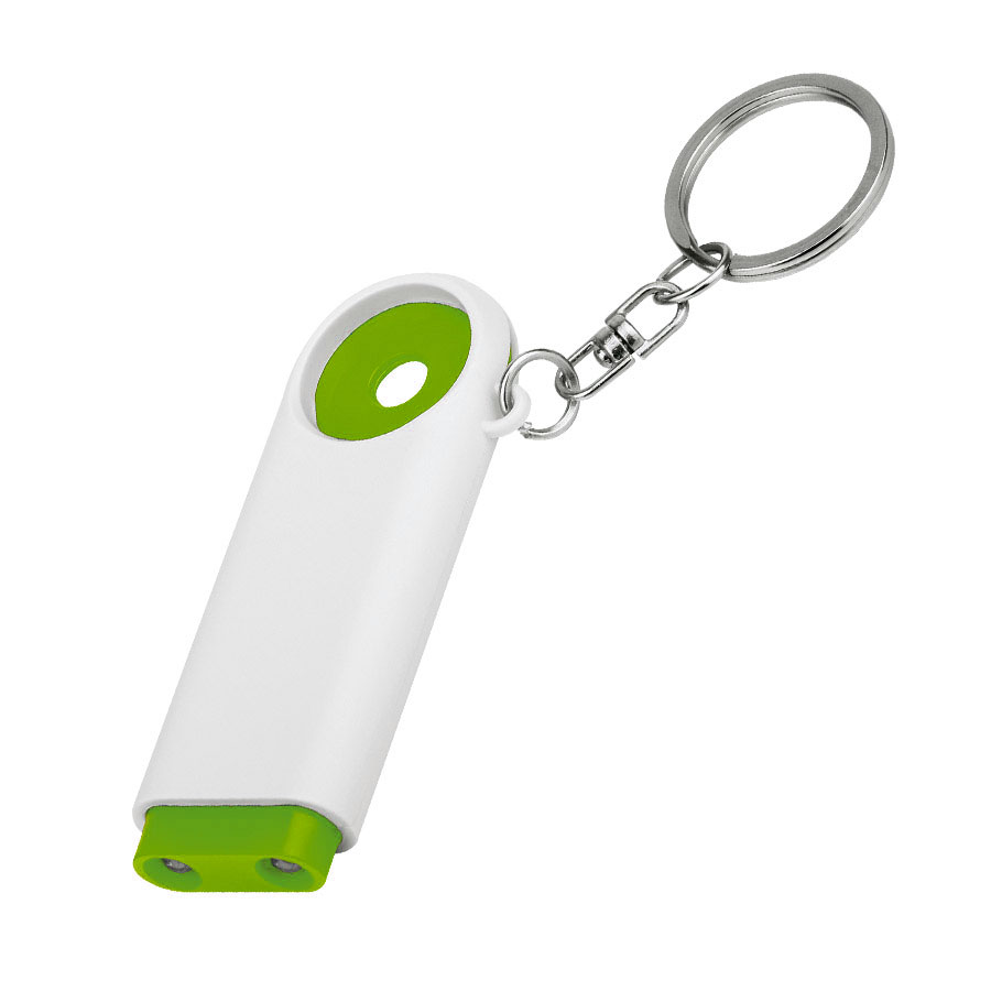 PORTE-CLÉS LAMPE JETON 'PUSH'