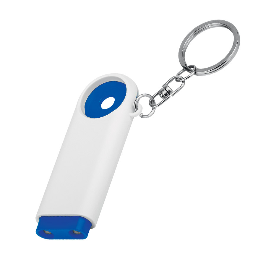 PORTE-CLÉS LAMPE JETON 'PUSH'