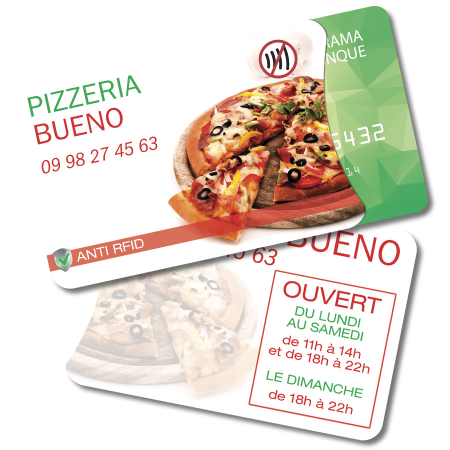 PROTEGE-CARTE PUBLICITAIRE ANTI RFID 'PROTECTOR'