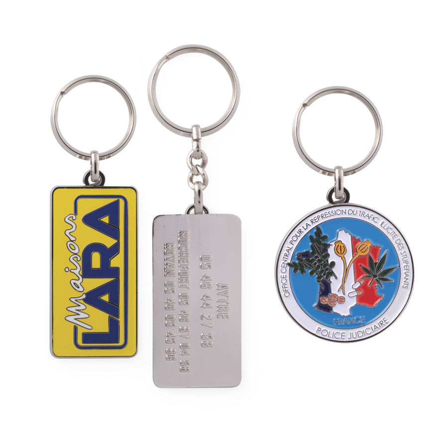 PORTE-CLÉS PUBLICITAIRE SUR MESURE 'CUSTOM'