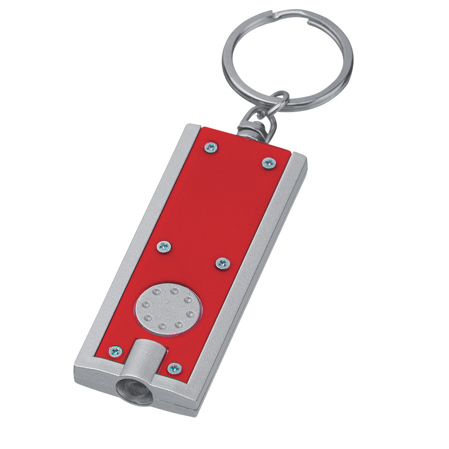 LOT DE 100 PORTE-CLES LAMPE 'FLAT'