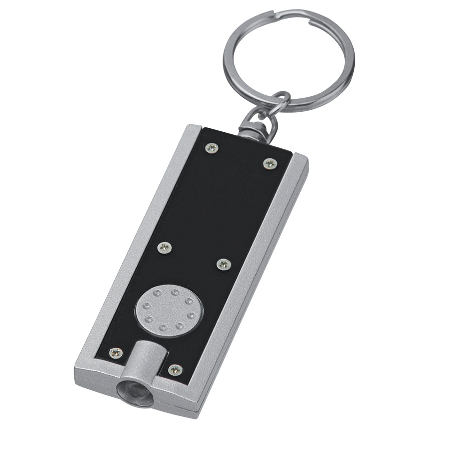 LOT DE 100 PORTE-CLES LAMPE 'FLAT'