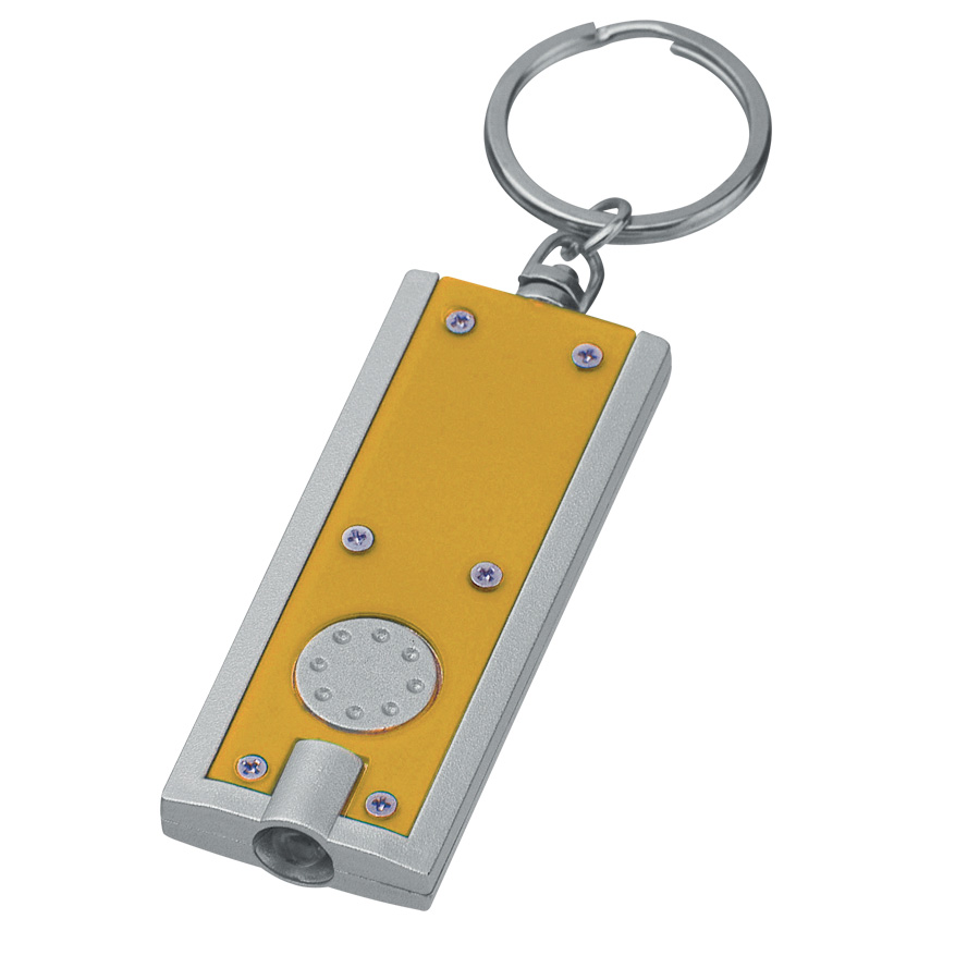 LOT DE 100 PORTE-CLES LAMPE 'FLAT'