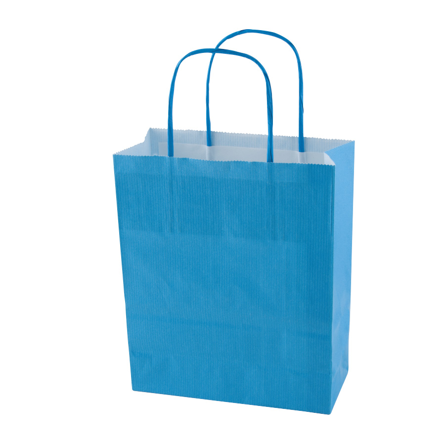 SAC PAPIER KRAFT PROMOTIONNEL ANSES TORSADEES 'CUBANO' 32X41X12 cm 100 GR/M²