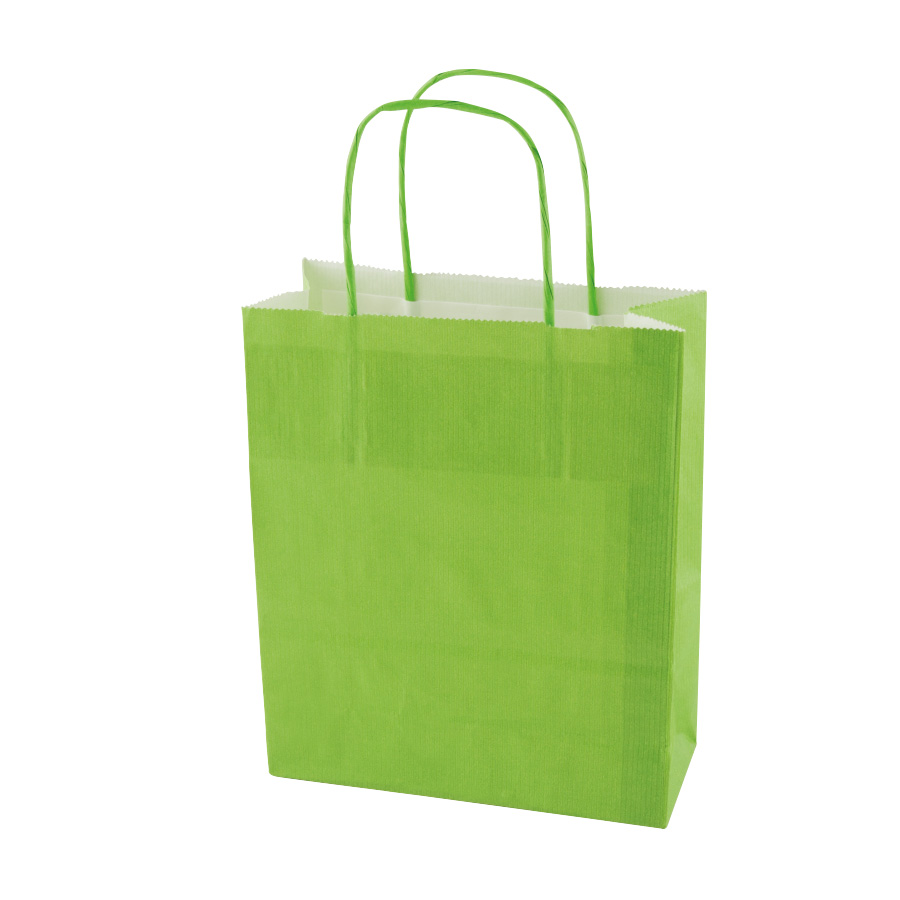 SAC PAPIER KRAFT PROMOTIONNEL ANSES TORSADEES 'CUBANO' 32X41X12 cm 100 GR/M²