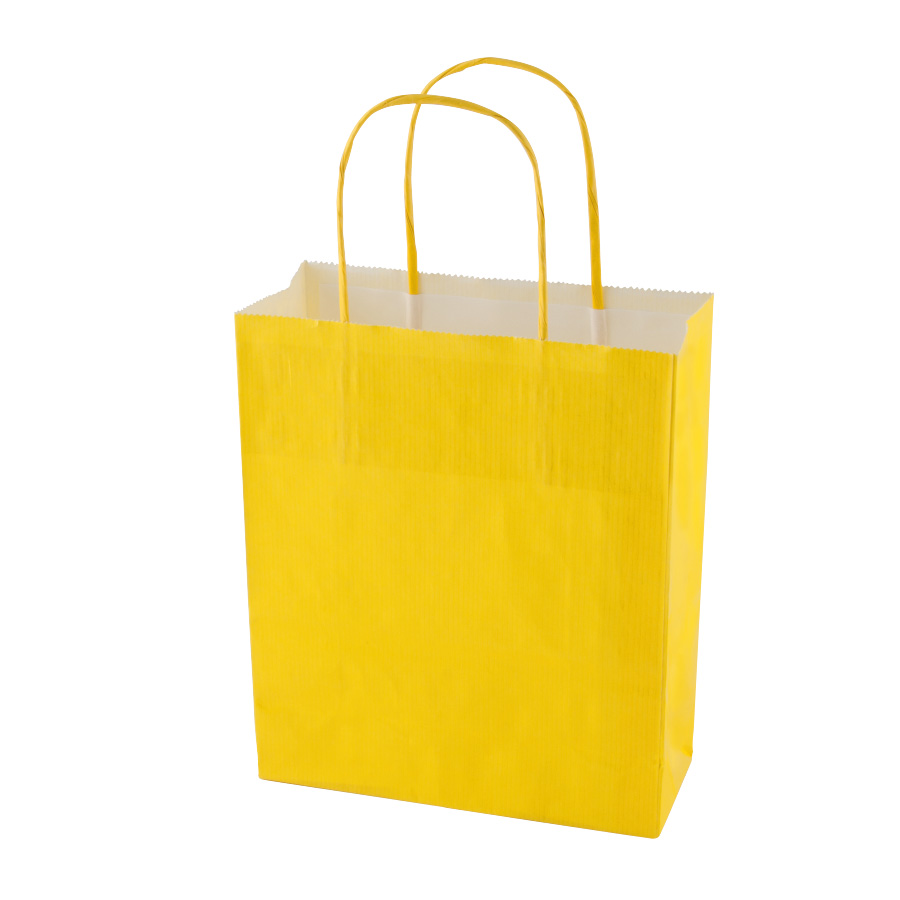 SAC PAPIER KRAFT PROMOTIONNEL ANSES TORSADEES 'CUBANO' 32X41X12 cm 100 GR/M²