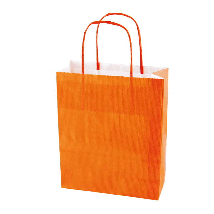 SAC PAPIER KRAFT PROMOTIONNEL ANSES TORSADEES 'CUBANO' 32X41X12 cm 100 GR/M²